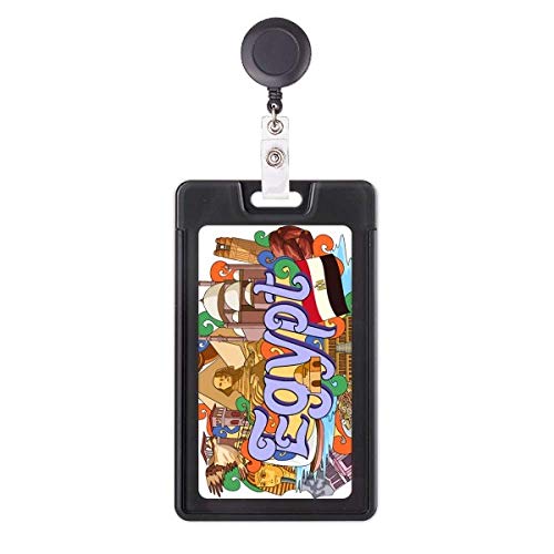 Porte-badge rétractable pyramide égyptienne pour ne plus jamais perdre votre badge