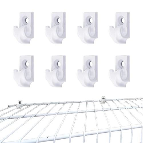zwxqe String Light Hooks, Heavy Duty Waterproof Hooks, 10-Pack Outdoor Indoor Curtain Lights Holders, Weather-Resistant Clips for Backyard Holiday Decorations Night Events Home Wall