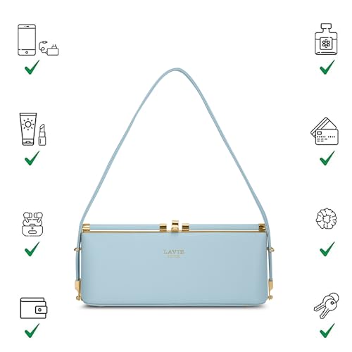 Image of Lavie Luxe Women's Parallel25 Small Frame Satchel Handbag | Satchel Bag for Work | Ladies Purse | Stylish Shoulder Bag | Gift For Women