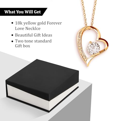 To-My-Wife-Jewelry-Gift-Best-Wife-Ever-Gifts-From-Husband-Birthday-Gift-Ideas-for-Women-Beautiful-Christmas-Necklace-for-Wife-Gifts-for-Wife-Forever-Love-Necklace-for-Wife-With-Loving-Message-Card-and