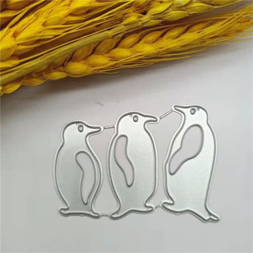 Penguin Family Metal Die Cuts, Cutting Dies For Card Making...