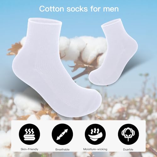 Image of 3 Pairs Ankle Socks for Women Non Slip Cotton Socks No Show Socks Classic Casual Socks
