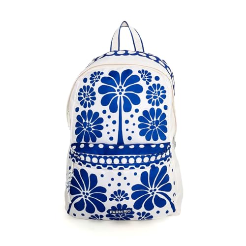 Farm Mochila Farm Xodó Palermo Azul e Branco Verão 25'