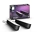 Philips Hue Play Pack White & Color Ambiance, Noir, Pack de 2