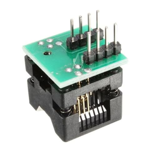 Image of SOIC8 to DIP8 Programmer Adapter Socket, 150mil IC Test Socket Converter Module