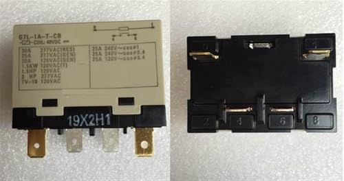 Relais 48VDC G7L-1A-T-CB à 4 broches pour isolation électrique haute tension