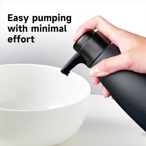 Image of AIKE 15fl.oz Liquid Soap Dispenser for Dish and Hand Soap Matte Black