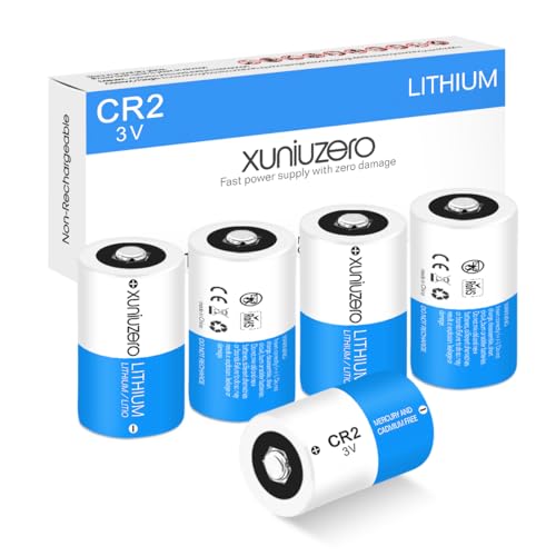 XUNIUZERO CR2 3V Lithium Batteries (4-Pack) CR2 3 Volt 1000mAh High Power Battery Long-Lasting for...