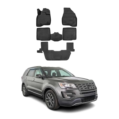 OMAC Floor Mats for Ford Explorer 7 Seat 2016 2017 2018