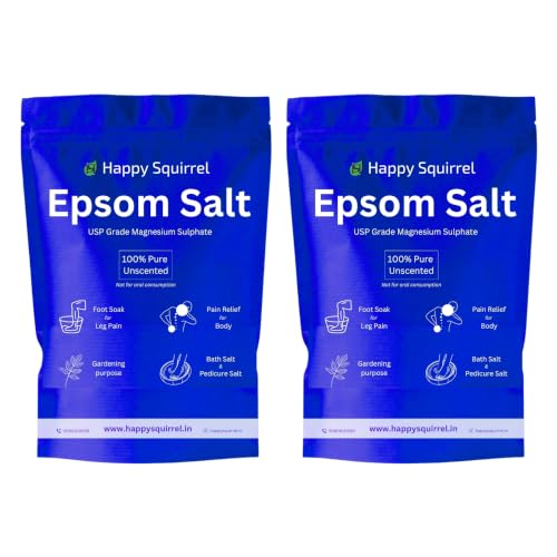 Image of Epsom Salt for Foot | Magnesium Sulphate for Foot Soak & Pain Relief | Epsom salt for Pain Relief Foot & Bath Salt (1800 Grams)