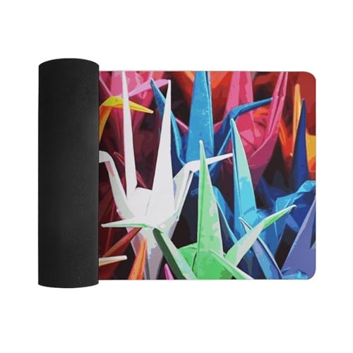 Tapete para mouse impermeable 24x12 con base antideslizante miniatura 3