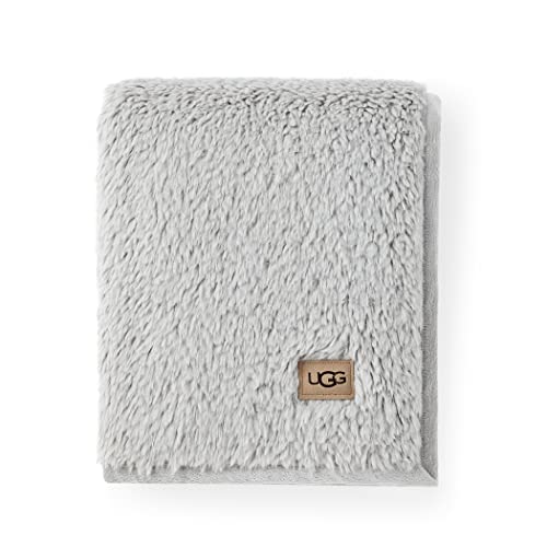 Image of UGG 25111 Blakely Baby Blanket Comfy Cozy Machine Washable Luxury Throw Blankets for Newborn Babies Plush Sherpa Blankie Soft Gentle on Skin, 41 x 31-Inch, Glacier