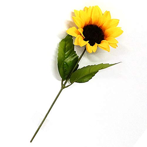 Amazon｜造花 ひまわり 1輪 20cm｜造花 オンライン通販