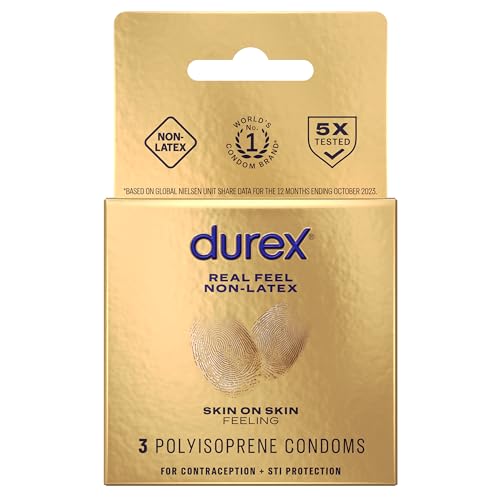 Durex Real Feel Condoms for Men - 3 Count | Latex Free product image 12