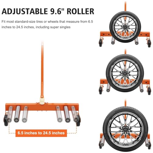 Heavy Duty 350LBS Adjustable Tire Dolly