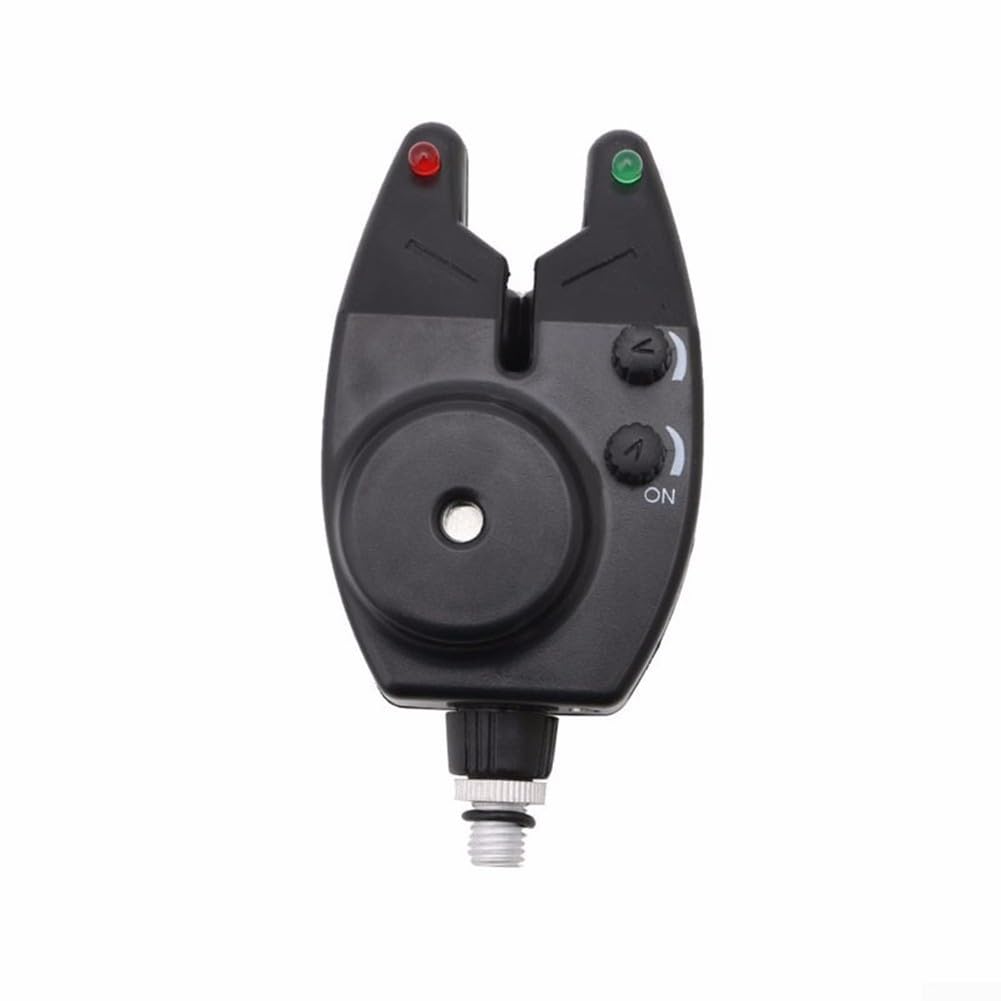 Indicador electrónico de mordida de pesca de carpa con alertas de sonido, diseño ABS impermeable para un uso nocturno confiable