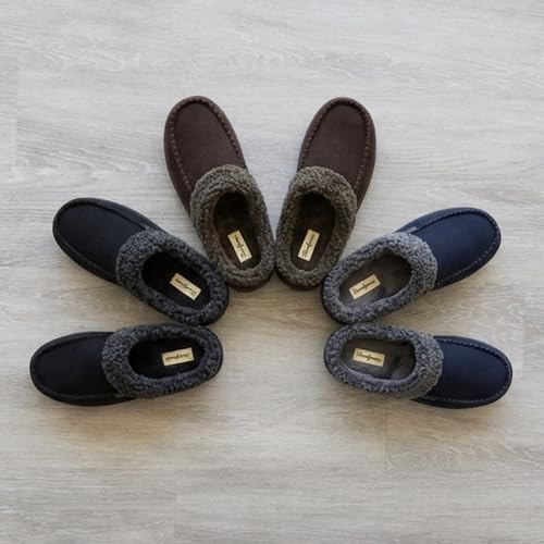 Image of Dearfoams Men's Brendan Indoor /Outdoor Breathable Memory Foam Clog House Shoe with Wide Widths Slipper