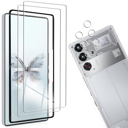 �Ή� REDMAGIC 10 Pro �K���X�t�B���� 2�� + �Ή� REDMAGIC 10 Pro �����Y�ی�t�B���� 2�� �Ή� REDMAGIC 10 Pro �p�̃t�B���� �t���ی�t�B���� �S�ʕی� �ϏՌ� �ɔ� �C�A�[�� �w��h�~�y�����Y�ی�t�B