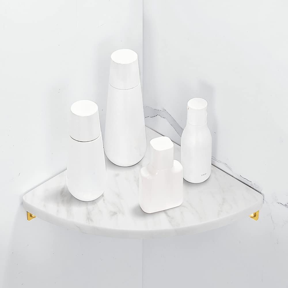 Shower Shelf Corner Corner Shower Caddy Shower Shelf Racks Bathroom Shelf Organizer Caddy Gold Marble and Brass Bathroom