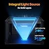 Creality 3D Printer HALOT R6 Resin 3D Printers:Upgraded Light Source with High-Precision Printing LCD Monochrome Screen,Easy Operation No Assembly Required for Kids and Beginner