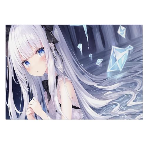 Póster de anime de dibujos animados en lienzo moderno de 40 x 60 cm para salón