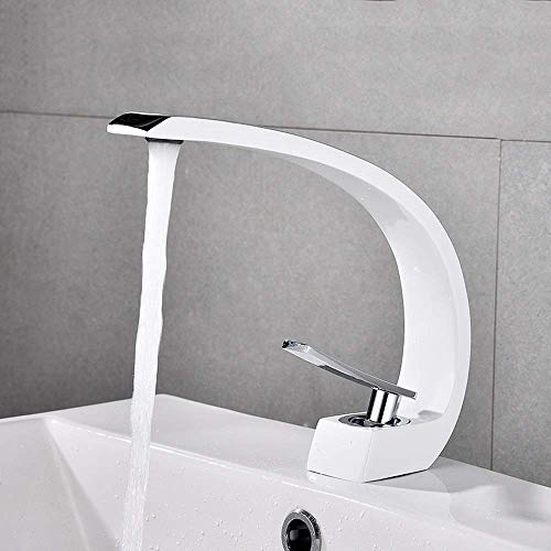 Lavabo de salle de bain en cuivre avec mitigeur eau chaude froide pour rénovation chic