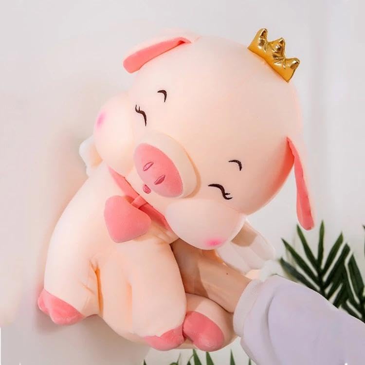 Image of SCOOBA Crown Pig Soft Toys for Kids Babies (Crown Pig 40cm)