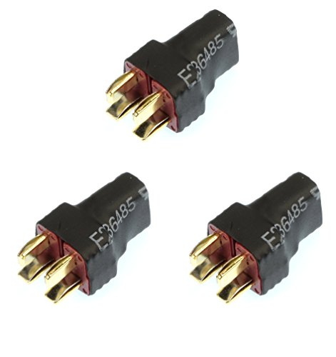 Apex RC Products No Wire Ultra T Plug Parallel Adapter Connector Plug - 3 Pack #1276