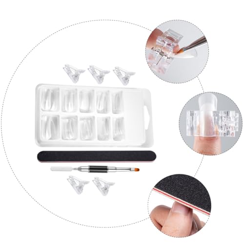 Set de herramientas para uñas postizas con 100 piezas miniatura 6