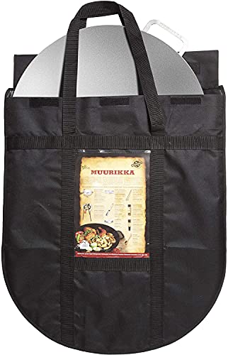 Muurikka Grill Pan 58 Cm With Protective Bag, Outdoor Pan, Fire Pan Made Of Robust Rolled Steel For Campfire & Grill #TOP5
