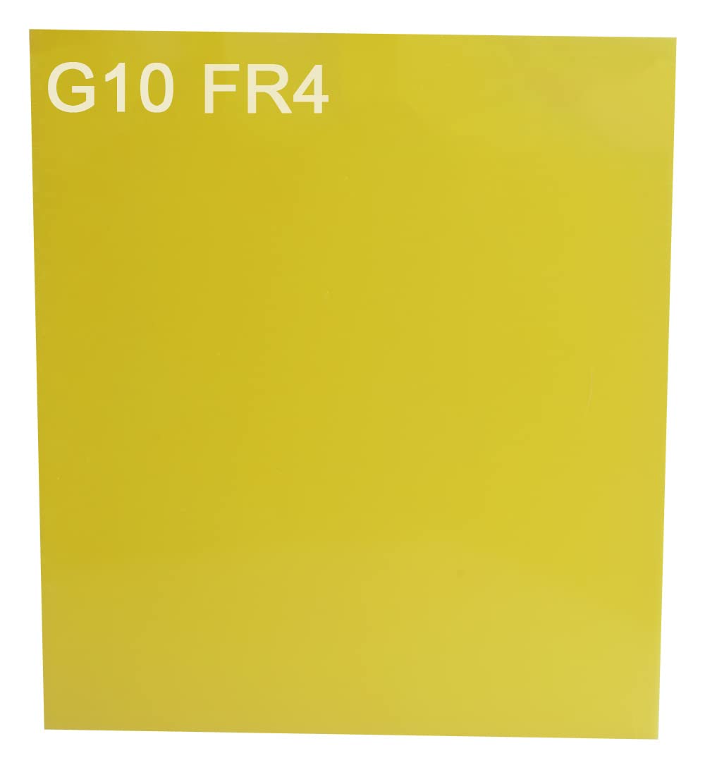 G10 FR4 Sheet Fiberglass Panel, Epoxy Resin Panel, 300x335x3.0mm Yellow