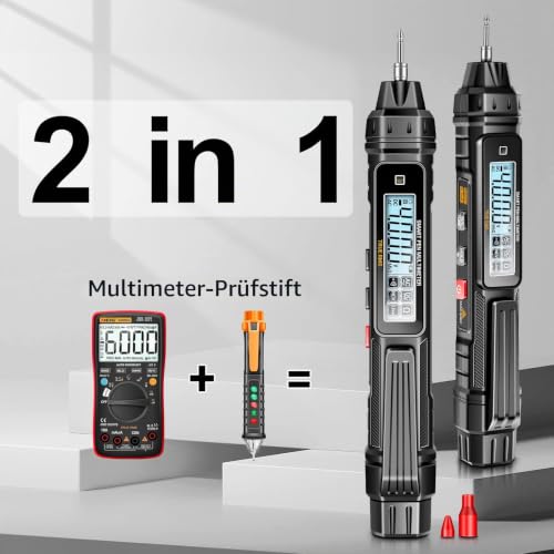 ANENG Multimeter Durchgangsprüfer,4000 Count Zweipoliger Spannungsprüfer