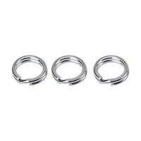 VGEBY Split Ringe Edelstahl Angelgerät Köder Doppel Kreis Split Ring Connector 50/100 stücke(8# 50pcs)