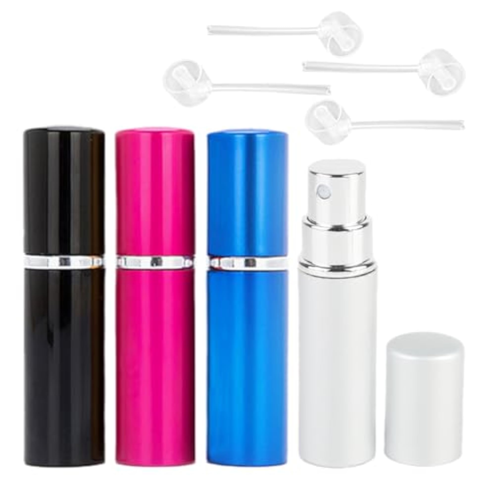 4 Pcs Mini Refillable Perfume Atomiser Bottles, Travel Size