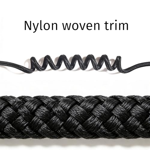 HYS Schallschlauch aus Nylon丨Funkgeräte Zubehör丨Ohrhörer Schallschlauch für Security Polizei Kopfhörer (Schwarz)