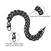 Bracelet Men Chain Stainless Steel Bike Chain Bracelet 14MM 19CM Black Mens Chunky Fashion Jewelry Fathers Father'ss Gift