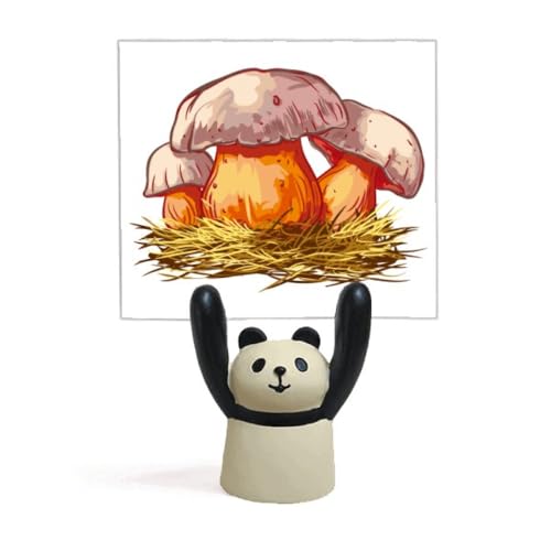 Pince mémo champignon bleu pour ne plus perdre vos notes de bureau importants