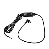 Hard Wire Charger Cord Cable Mini USB Left Angle Shape 3.5 Meters DC 12V to 5V Power Inverter Converter Regulator Kit for Car GPS Tablet Android DVR Camcorder Recorder by HitCar