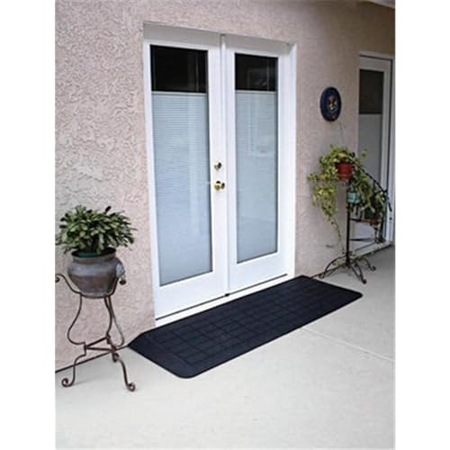 HomeStock Classic Charm Rubber Threshold Ramp - 12-1/4