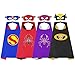 4 pièces capes de superhéros pour enfants, costume de fête de super-héros ensemble de cosplay pour les enfants de 3 à 12 ans Cool Cartoon Girls Boys Man Spider Cape pour les jouets de fête du festival