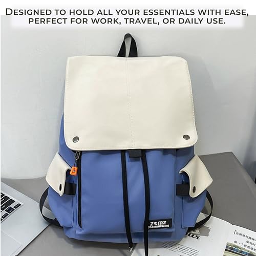 Image of Kraptick Laptop Backpack for Men & Women | Waterproof & Durable Laptop Bag for Office, Travel & College | Spacious & Lightweight Backpack | Fits 15.6 Inch Laptop | Multipurpose Laptop Bag