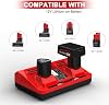 Cargador de batería de 12V de repuesto para Milwaukee | Cargador de batería de repuesto de 12V, compatible con modelos 48-11-2401, 48-11-2420, 48-11-2430, 48-11-2440 y más, no OEM 4