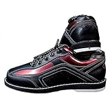 Bowling Schuhe Männer Frauen - Professionelle Mikrofaser Bowling Schuhe Bequem Atmungsaktiv Leicht und Weich Leder rutschfest Verschleißfeste Sohle Trainingsschuhe für Ultimate Slide Control