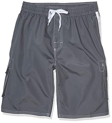 Asbury Threadz Men's Mako Core Performance Elastic Waist Swim Trunk