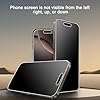 Ailun 3 Pack 4 Way 360 Degree Privacy Screen Protector for iPhone 16 Pro Max [6.9 inch], Face ID Sensitive,4 Directions Horizontal and Vertical All Around Anti Spy Tempered Glass Film[9H Hardness]-HD
