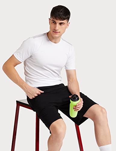 Image of Chromozome Men's Track Pants (N-169 Running Shorts Charcoal M) + (N-169 Running Shorts Black Medium)