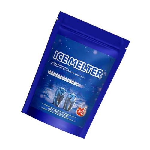 Derretidor de hielo de acción rápida para hielo y nieve, seguro para eliminación de nieve en hormigón y aceras