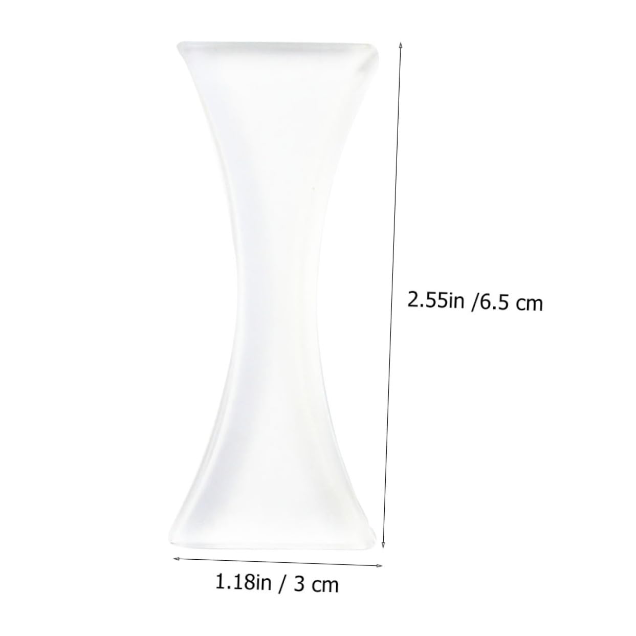 OUNONA Acrylic Concave Convex Lenses Physics Teaching Tools Optically Worked for Light Refraction Learning