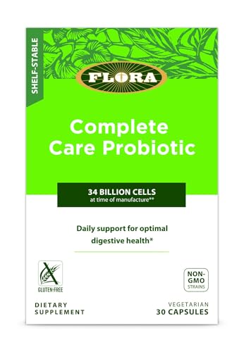 Flora Probiotic - 34 Billion CFU, 30 Vegetarian Capsules