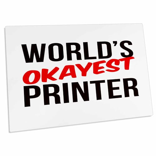 3dRose Worlds Okayest Desk Pad grande 23x16 pulgadas miniatura 1